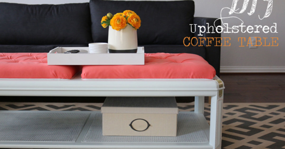 How to Upholster a Coffee Table