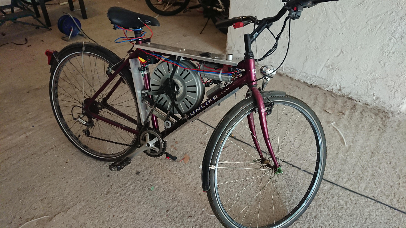 The Spin Cycle: Washing Machine Motor Converts 10-Speed To E-Bike
