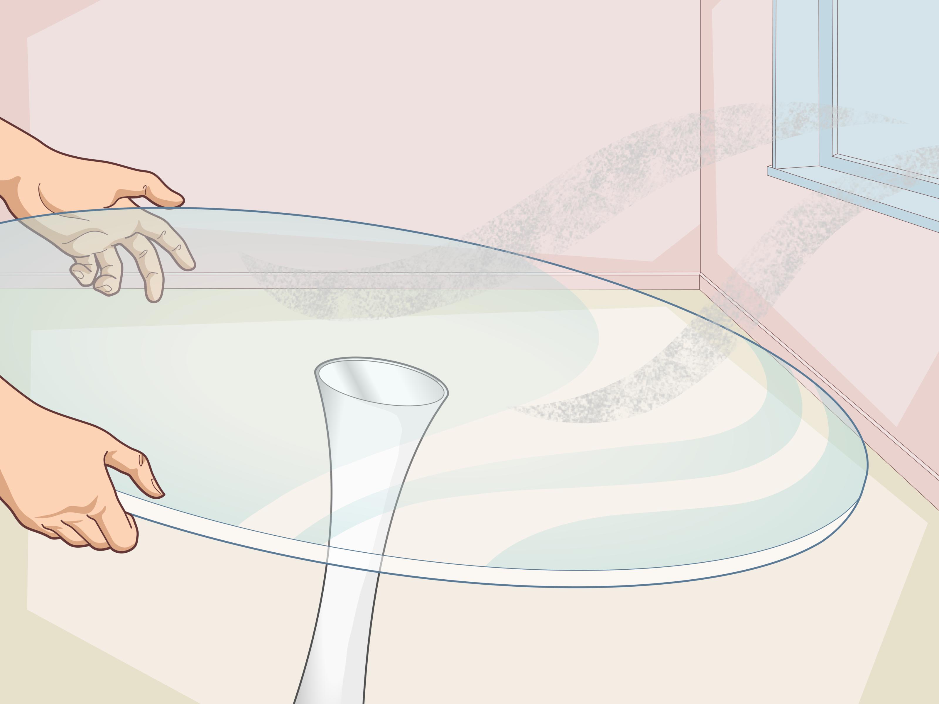 How to Prevent Dust from Getting on a Glass Table