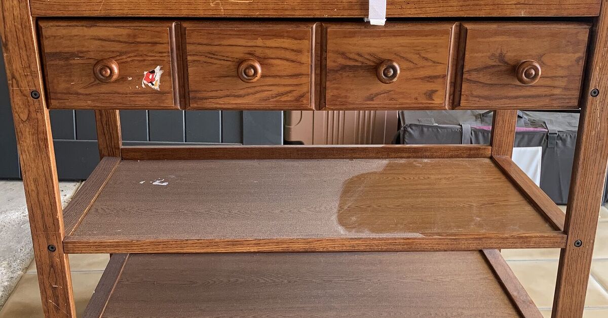 Changing Table Turned Potting Bench