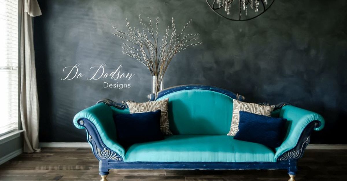 How To Easily Paint Fabric Furniture: DIY