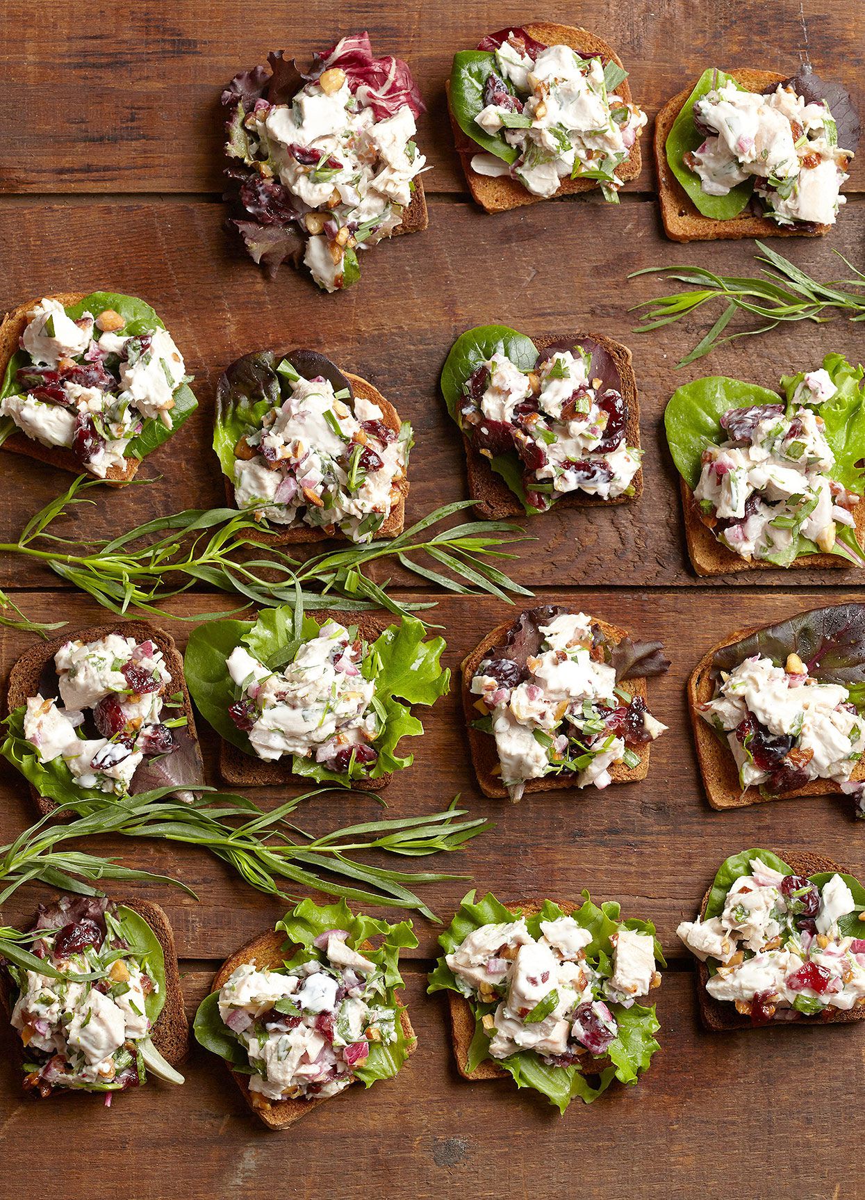 Tarragon Chicken Salad with Cranberries Recipe