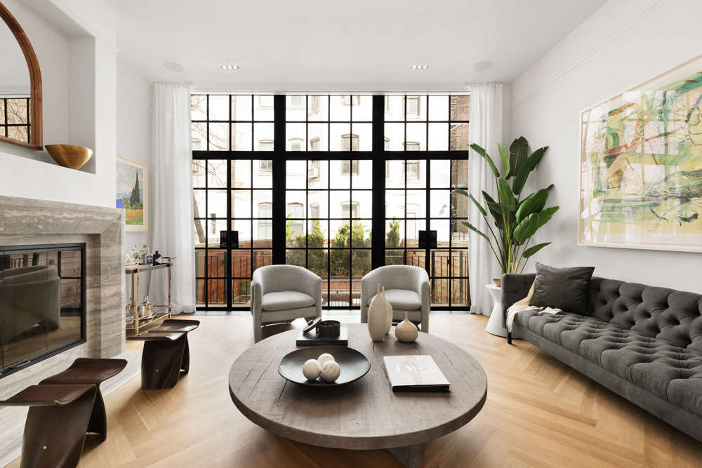 West Village Townhouse Living Room